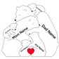 Bear Hug Bunch - Customizable Wood Puzzle